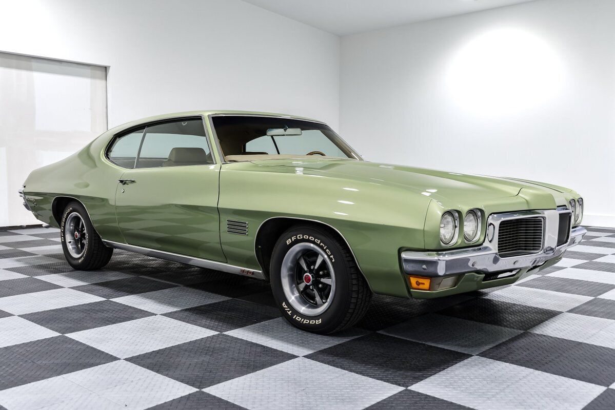 1970 Pontiac LeMans Sport 7025 Miles Green Mist Metallic Coupe 350 Pontiac V8 Tu 1970 Pontiac Le Mans Sport