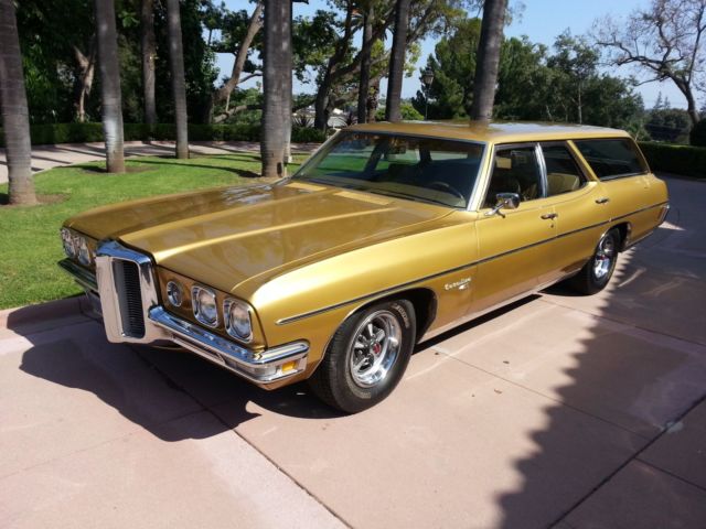 1970 PONTIAC STATION WAGON, ORIGINAL CA BLUE PLATES, RUST FREE CA CAR FROM NEW. 1970 Pontiac Catalina