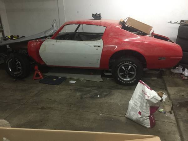 1970 Pontiac Trans Am Clone Project car Needs Paint Body Solid 1970 Pontiac Trans Am