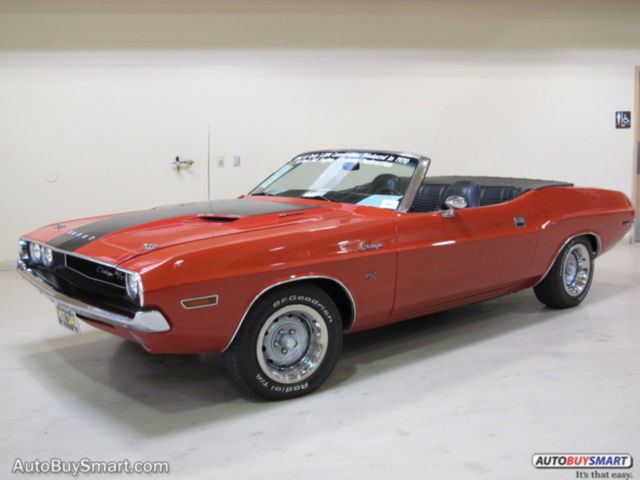 1970 Red Convertible! 1970 Dodge Challenger Convertible