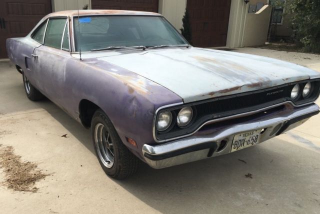 1970 Roadrunner - Plum Crazy running, perfect project car!! 1970 Plymouth Road Runner