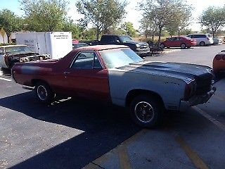 1970 SS 396 El Camino Project -- Matching Numbers Drivetrain and Build Sheet 1970 Chevrolet El Camino SS 396