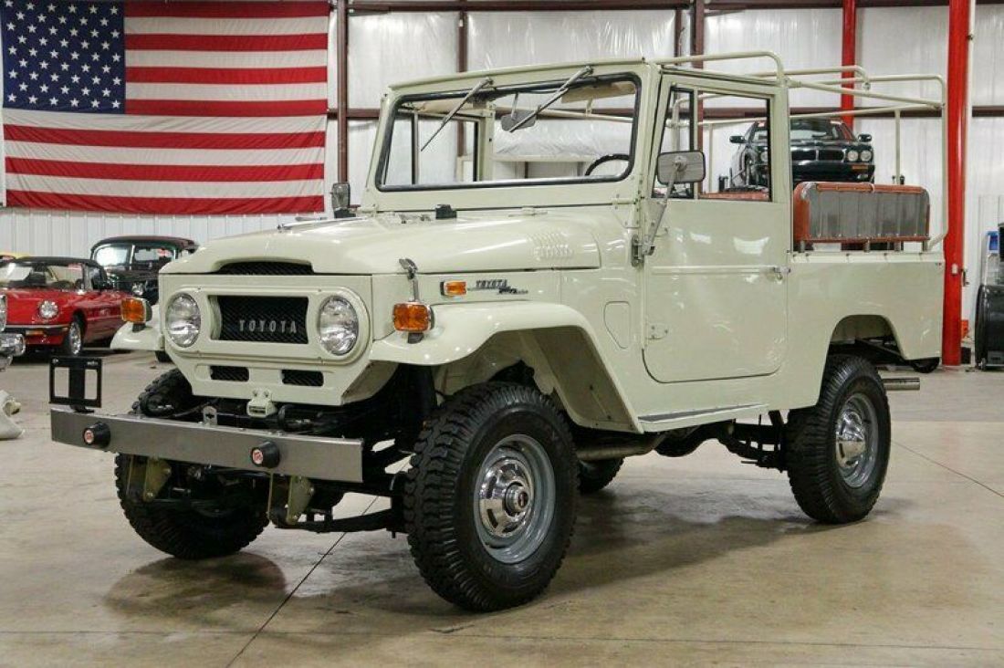 1970 Toyota FJ43 945 Miles Cygnus White SUV F155 6cyl 3 Speed Manual 1970 Toyota FJ43