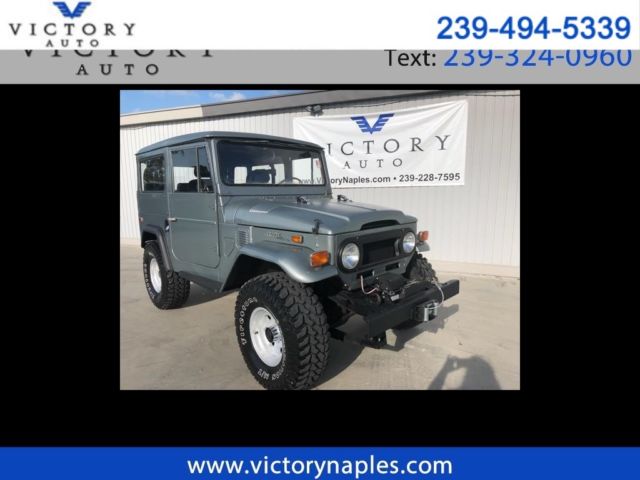 1970 Toyota Land Cruiser Gray 3.8L 3 Speed Manual Air Conditioning! 1970 Toyota Land Cruiser --