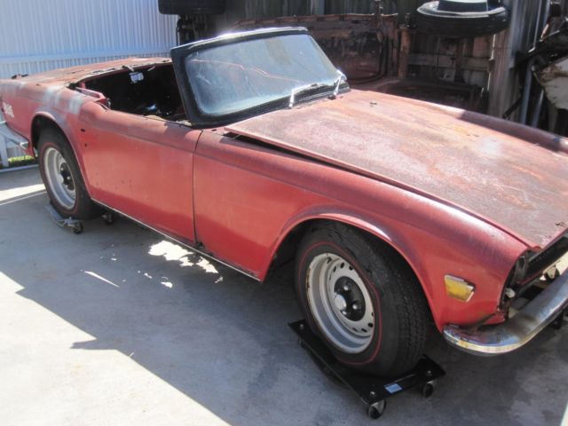 1970 Triump TR6 Parts Car, NOT feasibly restorable, rusty, strictly a parts car. 1970 Triumph TR-6