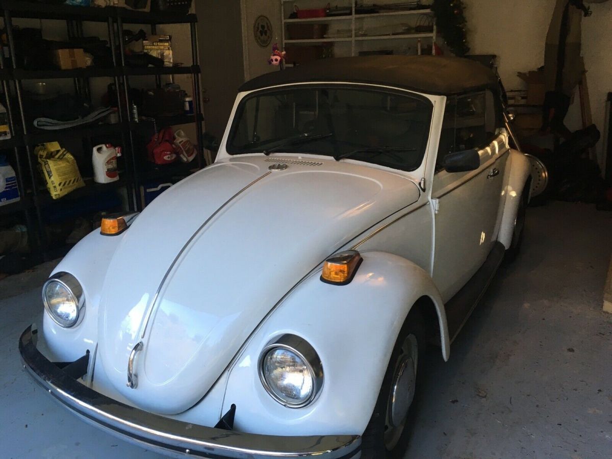 1970 Volkswagen Beetle Convertible White RWD Manual 1970 Volkswagen Beetle