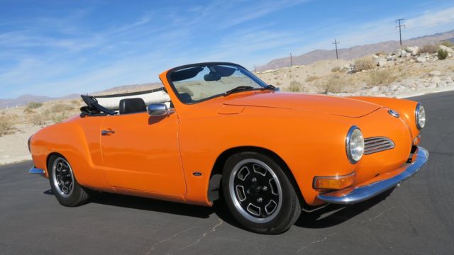 1970 Volkswagen Karmann Ghia CONVERTIBLE 1800 FULLY RESTORED! DUAL DELLORTO! - photo 2