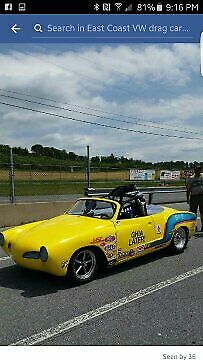 1970 VW Karman Ghia Drag Car 1970 Volkswagen Karmann Ghia Drag Car