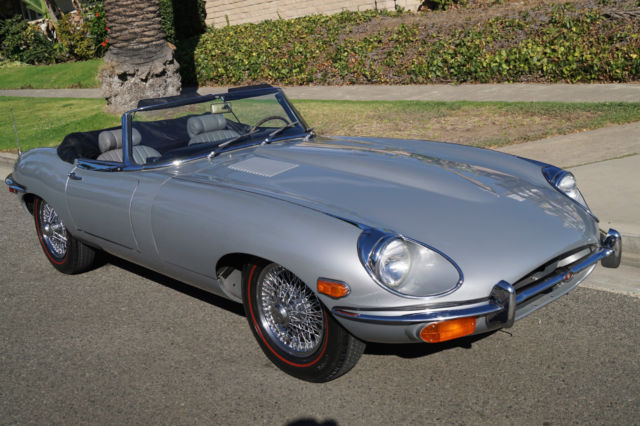 1970 Jaguar E-Type Light Gray Leather - photo 5