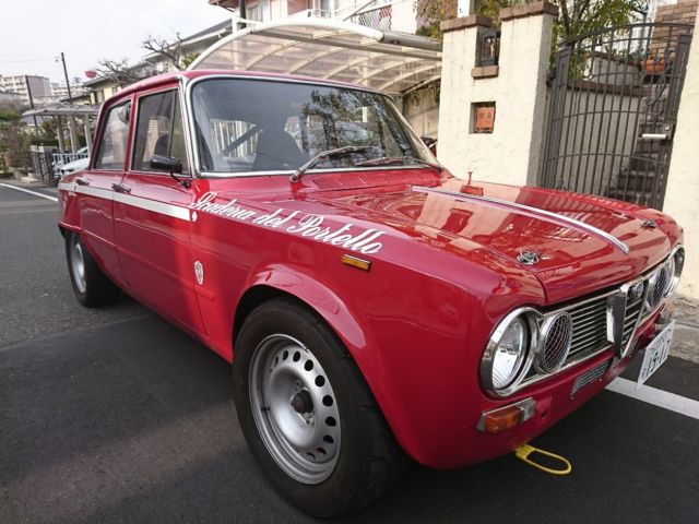 1971 Alfa Romeo Giulia Super, FIA Group 2 real race car with titles and FIA pass 1971 Alfa Romeo Giulia Super FIA Group 2 street use