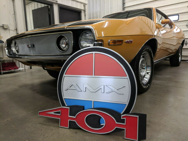1971 AMX 401 GO AMC JAVELIN ORIGINAL Z CODE TRUE 401 4 SPEED FULLY RESTORED 1971 AMC AMX 401 GO