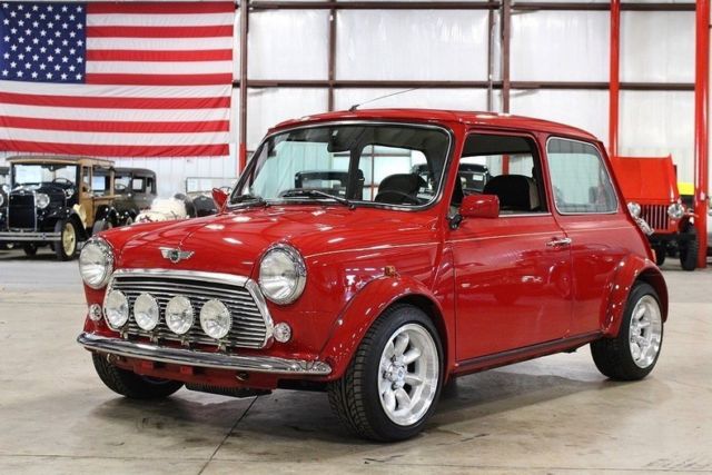 1971 Austin Mini Cooper 842 Miles Flame Red Coupe 1275cc Inline 4 Cylinder 4 Sp 1971 Austin Mini Cooper --