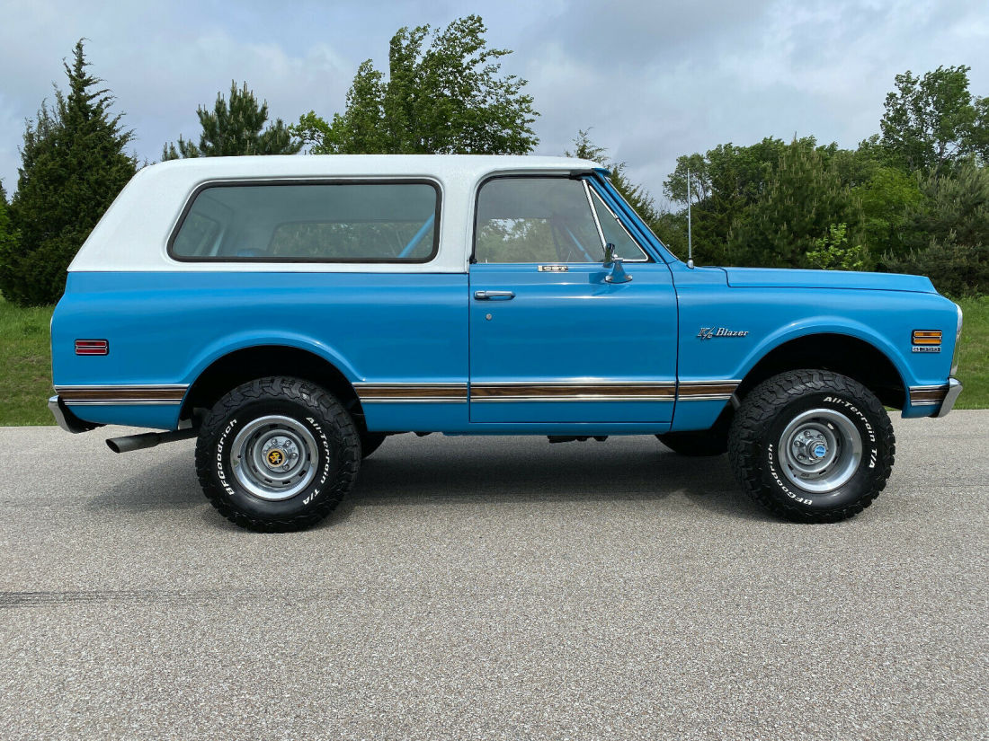 1971 Chevrolet Blazer K5 CST - 4x4, 350ci Auto, Med Blue, 89k Miles - photo 7