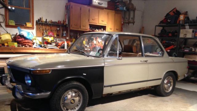 1971 BMW 2002 Roundie In Original Nevada Beige Paint 1971 BMW 2002