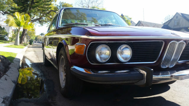 1971 BMW 3.0CSi, CA car, 5 speed, sunroof, leather, rare malaga, E9 collector!!! 1971 BMW Other 3.0csi