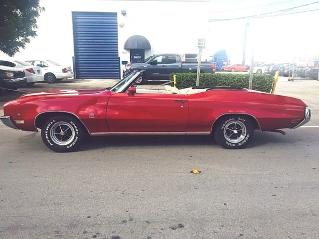 1971 Buick GS 350 Convertible #'s Matching Code 75 Fire Red Runs Great! 1971 Buick Buick GS 350 #'s Matching WOW