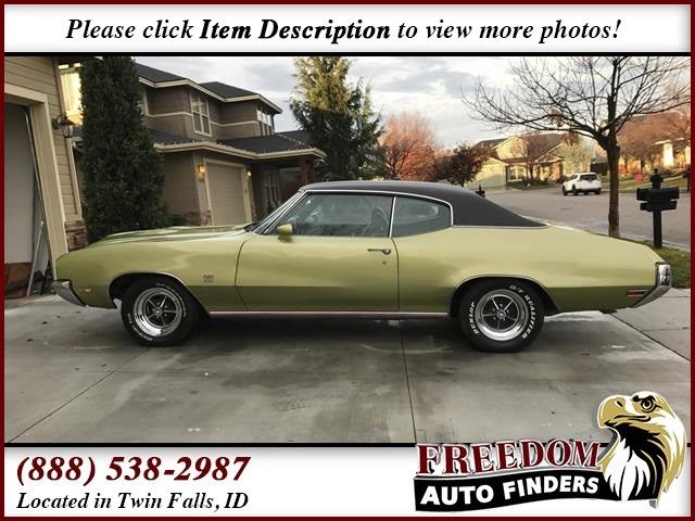 1971 Buick GS455 0 Miles Green 2 Door Coupe 455 Automatic 1971 Buick GS455 --
