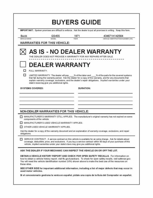 1971 Buick GS455 -- - photo 8