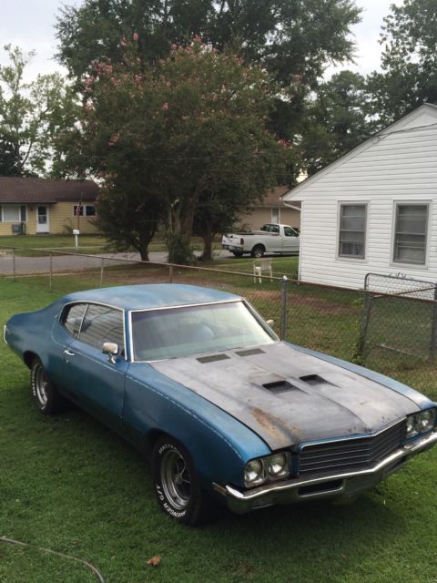 1971 Buick Skylark Custom solid platform or daily driver steel GS hood 1971 Buick Skylark