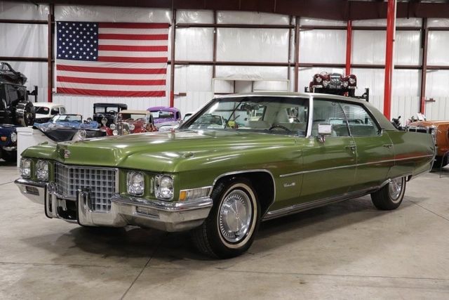1971 Cadillac DeVille 87053 Miles Sausalito Green Firemist Coupe 472cid V8 Auto 1971 Cadillac DeVille --