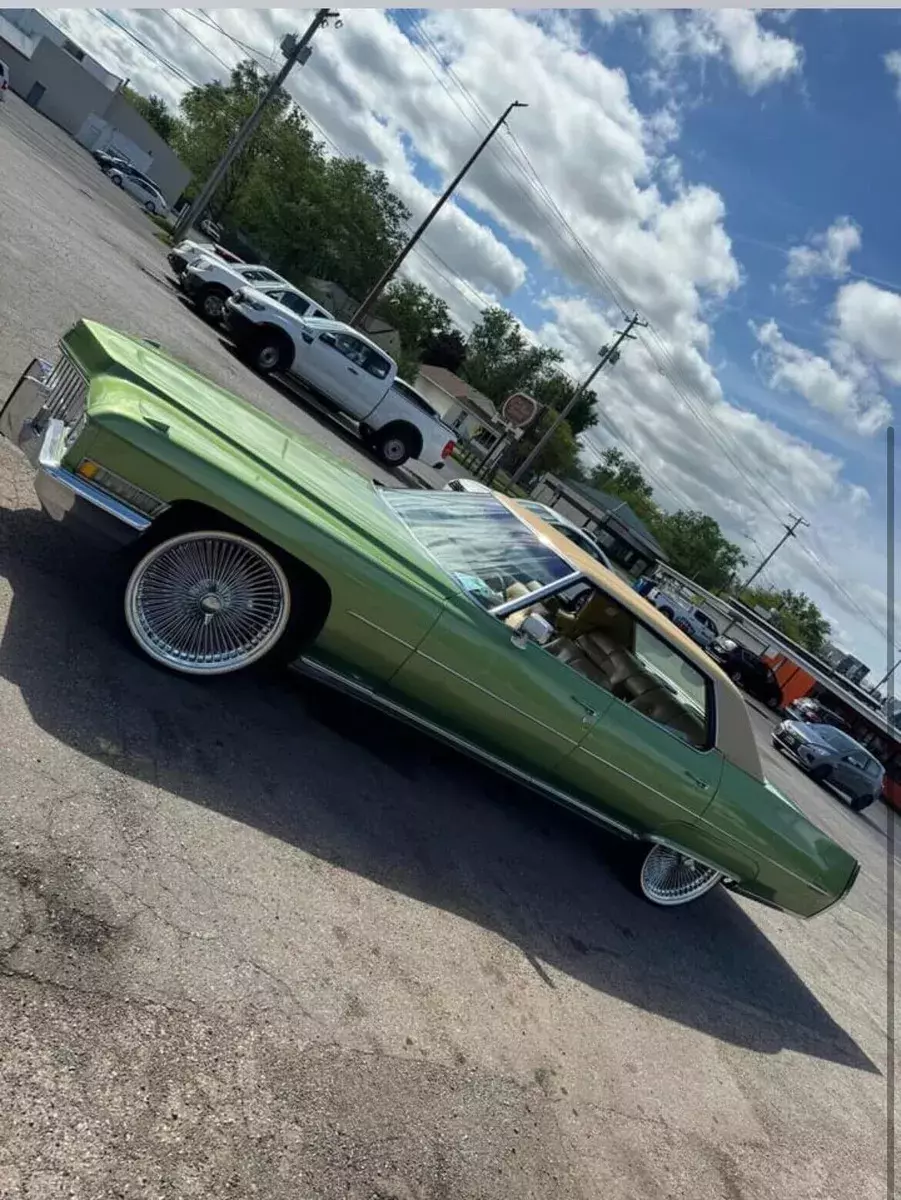 1971 Cadillac DeVille Sedan Green Sedan Deville 1971 Cadillac DeVille Sedan Deville