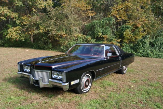 1971 CADILLAC ELDORADO - 59,175 ORIGINAL MILES - BEAUTIFUL BLACK - A MUST SEE!!! 1971 Cadillac Eldorado BLACK - READ LEATHER