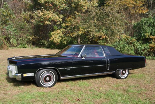 1971 Cadillac Eldorado BLACK - READ LEATHER - photo 2