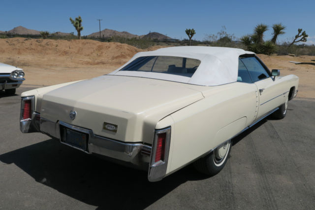 1971 Cadillac Eldorado ELDORADO CONVERTIBLE 500 CI. V8 CALIFORNIA CAR - photo 4
