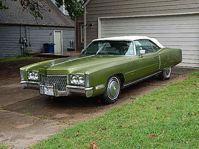 1971 Cadillac Eldorado Convertible BARN FIND Rare Color Rare Car Runs & Drives ! 1971 Cadillac Eldorado Beautiful Color