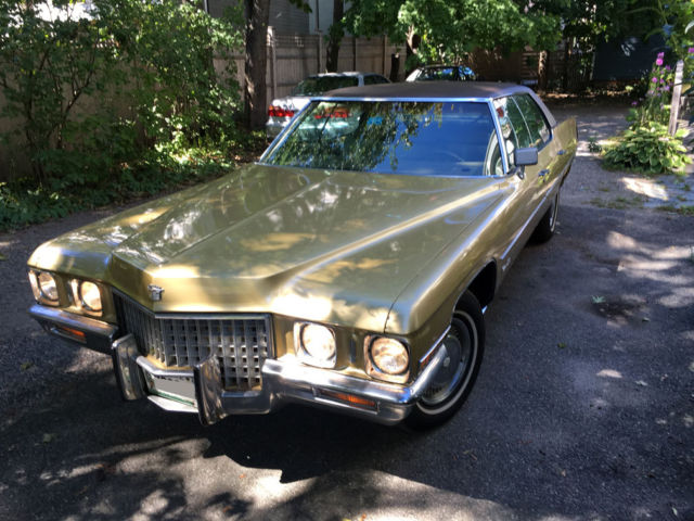 1971 Cadillac Sedan de Ville 472 CU. IN., Rochester Quadrajet carburetor, rear-w 1971 Cadillac DeVille Sedan de Ville
