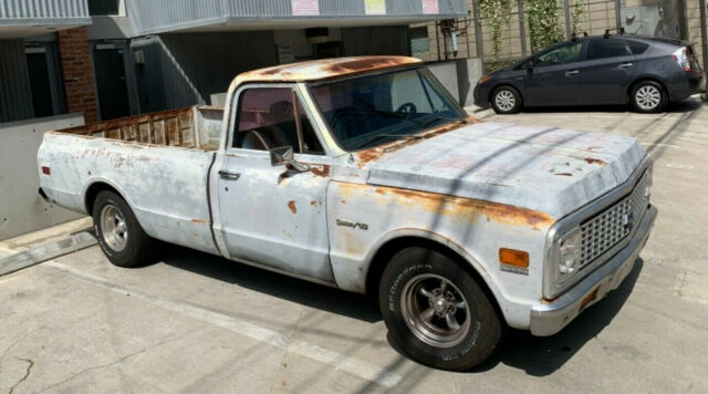 1971 Cali BLACK PLATE Patina 383 Turbo 400 driver survivor NO RESERVE 1971 Chevrolet C-10
