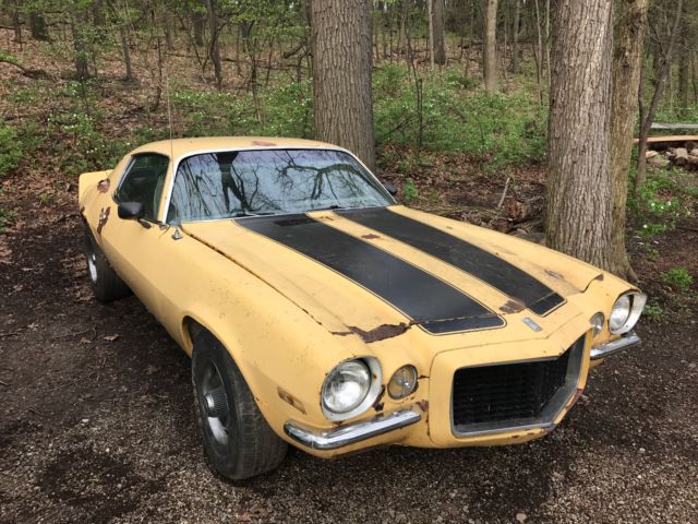1971 Camaro Split Bumper Barn Find Rat Rod 1971 Chevrolet Camaro