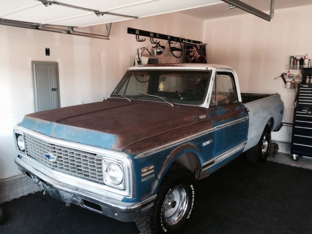 1971 Chevolet C10 Cheyenne Short Box Truck with great Patina 1971 Chevrolet C-10