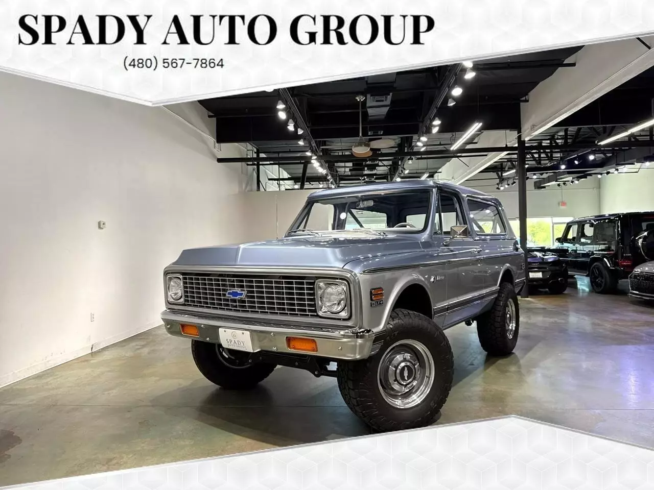 1971 Chevrolet Blazer 925 Miles Blue Custom Vehicle 1971 Chevrolet Blazer