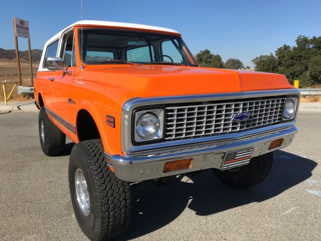 1971 Chevrolet Blazer K5 Factory SPID "Hugger Orange" 4x4 CST "NO RESERE" Truck 1971 Chevrolet Blazer CST