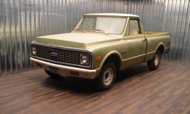1971 Chevrolet C-10 CHEVROLET TRUCK C10 BARN FIND MANUAL TRANSMISSION CHEVY C10 - photo 5