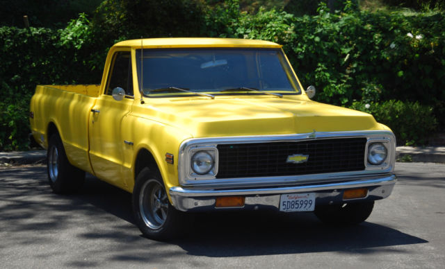 1971 Chevrolet C-10, runs great, AC, long bed, no smog! 1971 Chevrolet C-10