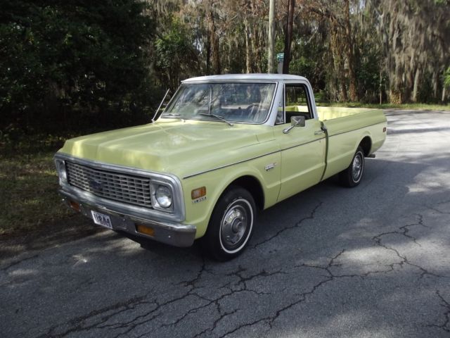 1971 Chevrolet C10 Pickup 1/2 Ton Fleetside LWB 350 V-8 Auto 1971 Chevrolet C-10 CHEVY C10