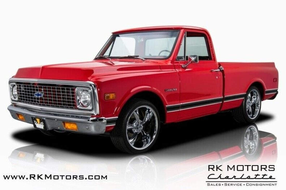 1971 Chevrolet C10 Pickup Truck Red Pickup Truck 5.3L GM Vortec V8 4 Speed Autom 1971 Chevrolet C-10 Pickup Truck