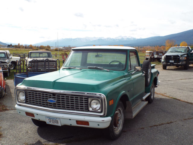 1971 chevrolet c10 Stepside LWB Survivor Montana Ranch Truck 1971 Chevrolet C-10 Stepside LWB Ranch Pickup Survivor