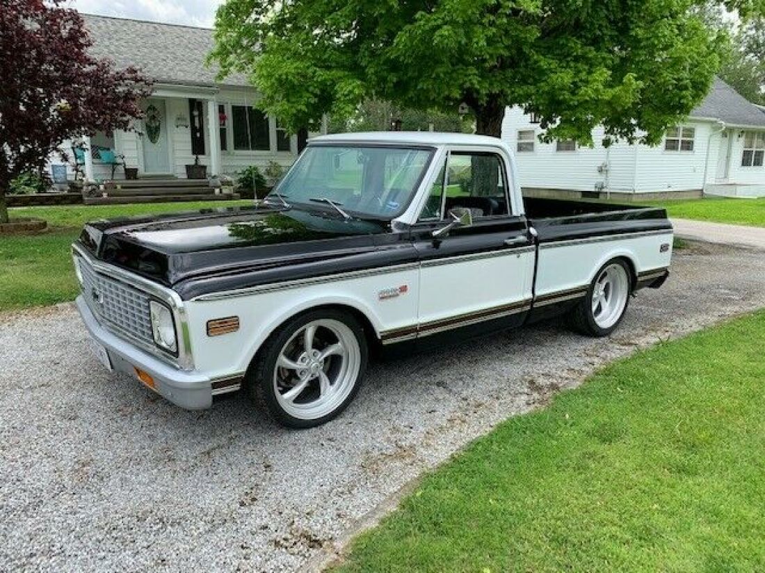 1971 CHEVROLET C10 SUPER CHEYENNE SHORT BED FRAME OFF 454 AUTO A/C 1971 Chevrolet C-10 SUPER CHEYENNE