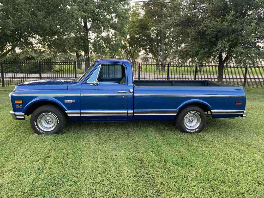 1971 Chevrolet C10/K10 Pickup Blue RWD Automatic Cheyenne 1971 Chevrolet C10/K10 Cheyenne