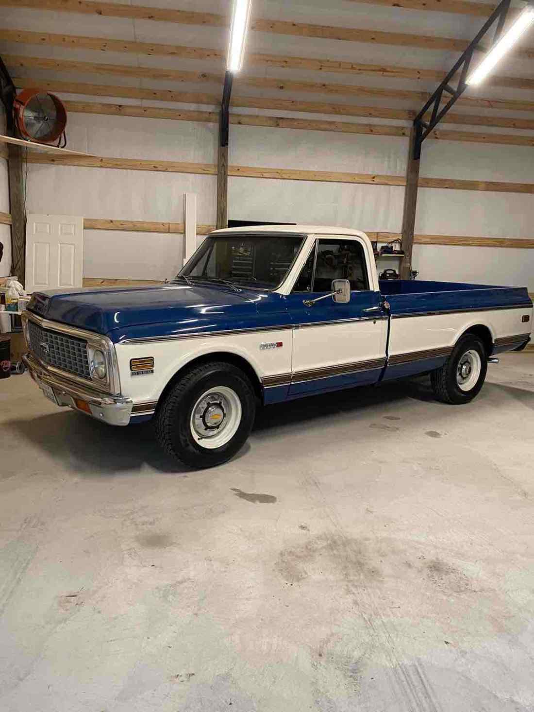 1971 Chevrolet C20/K20 Pickup Blue RWD Automatic Cheyenne 1971 Chevrolet C20/K20 Cheyenne