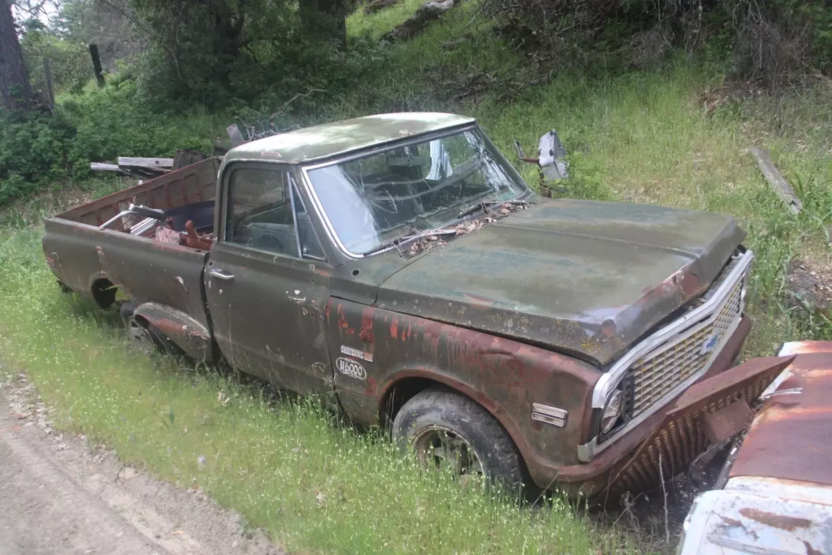 1971 Chevrolet C20/K20 Pickup Green 1971 Chevrolet C20 Pickup 4X4
