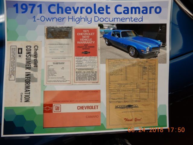 1971 Chevrolet Camaro - photo 11