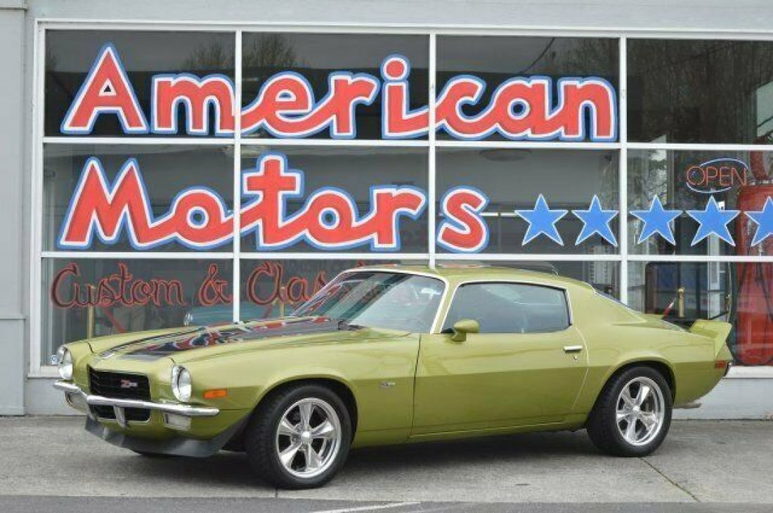 1971 Chevrolet Camaro New ZZ Crate Motor Runs Great Foose Wheels 1971 Chevrolet Camaro
