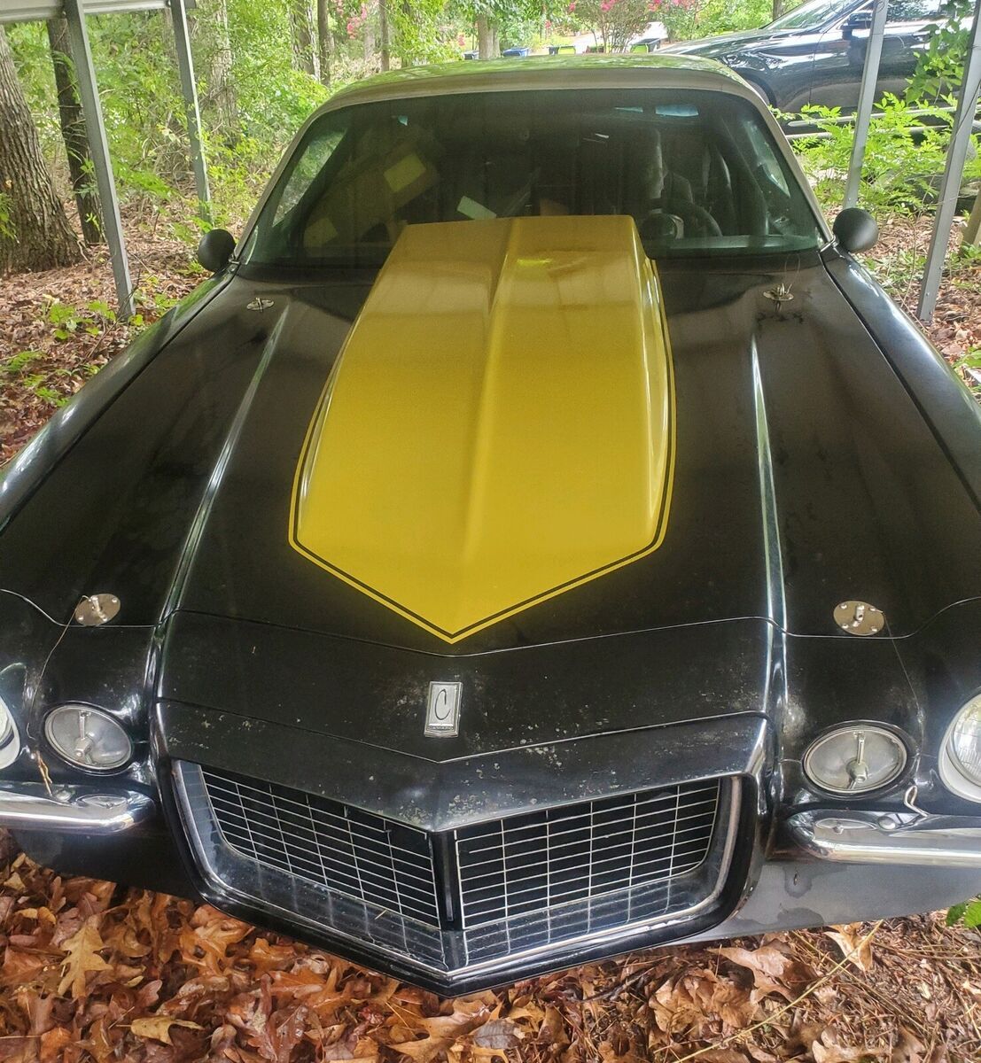 1971 Chevrolet Camaro Z 28 Coupe Black RWD Automatic Silver 1971 Chevrolet Camaro Silver