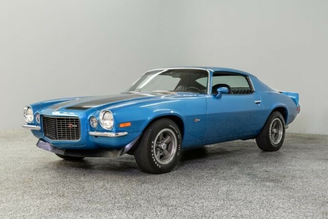 1971 Chevrolet Camaro Z28 RS 740 Miles Mulsanne Blue Coupe 350ci 4-Spd Manual 1971 Chevrolet Camaro RS