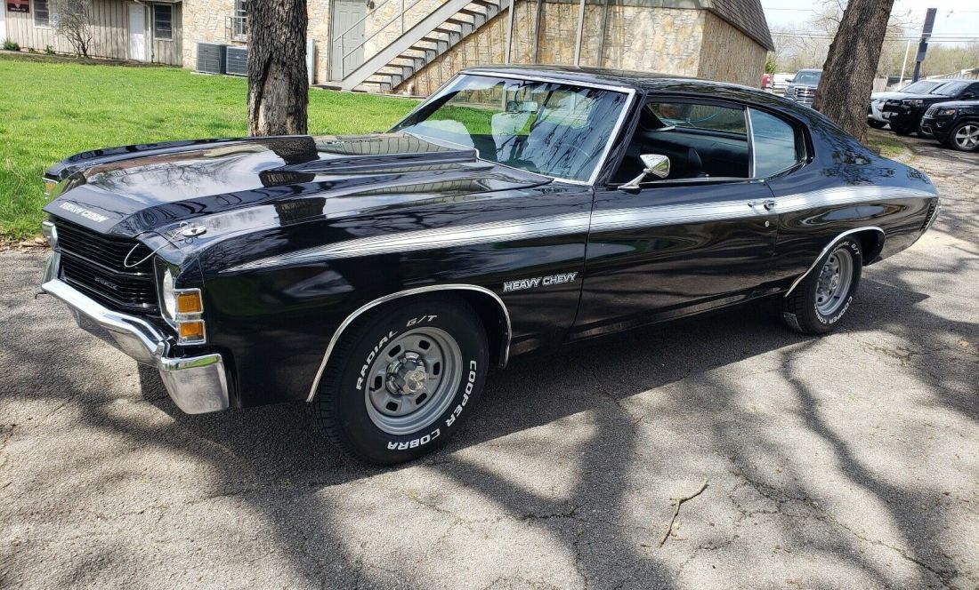 1971 Chevrolet Chevelle Black RWD Manual YF3 Heavy Chevy Chevelle 1971 Chevrolet Chevelle YF3 Heavy Chevy Chevelle