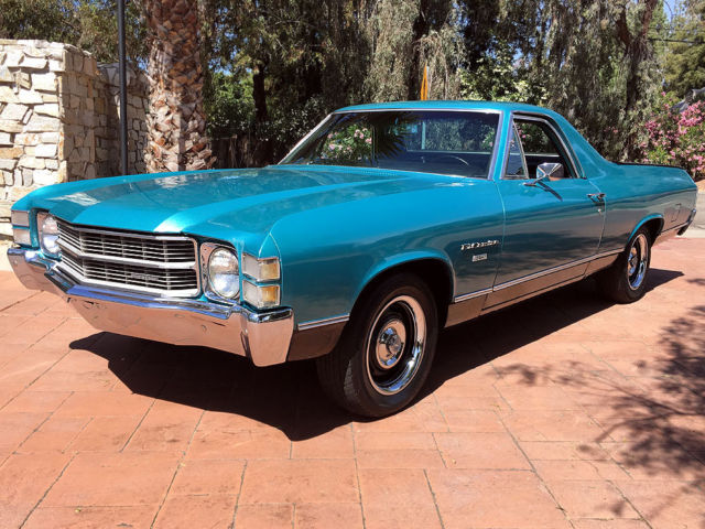 1971 CHEVROLET CHEVELLE EL CAMINO/ V8 350/ RESTORED/ SEE VIDEO / NO RESERVE ! ! 1971 Chevrolet El Camino
